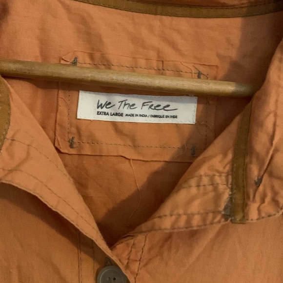 We the Free McKenzie Poplin button down - Picture 2 of 4